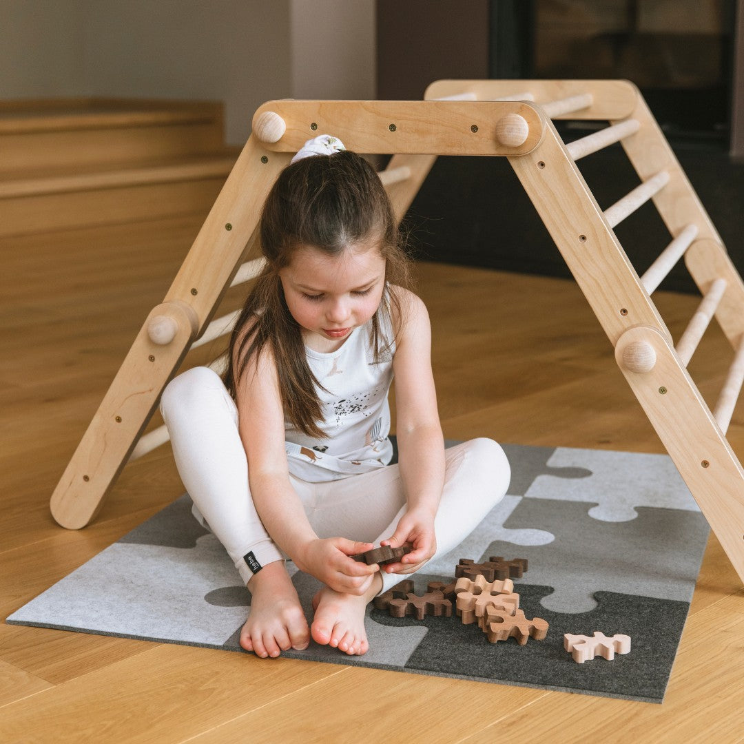 9-piece Felt Puzzle Playmat - Add-on for Climbing Toys