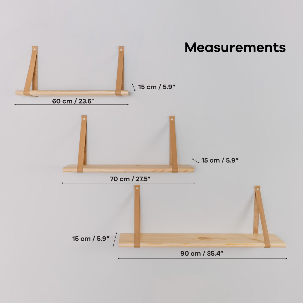 Floating Shelf, 60 cm
